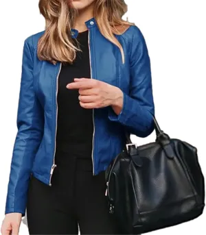 Slim Fit Faux Leather Jacket Women Classic Moto Biker Pu Leater Jacket Spring Autumn Basic Zipper Coat Outerwear