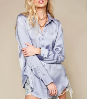 Sly Satin Blouse