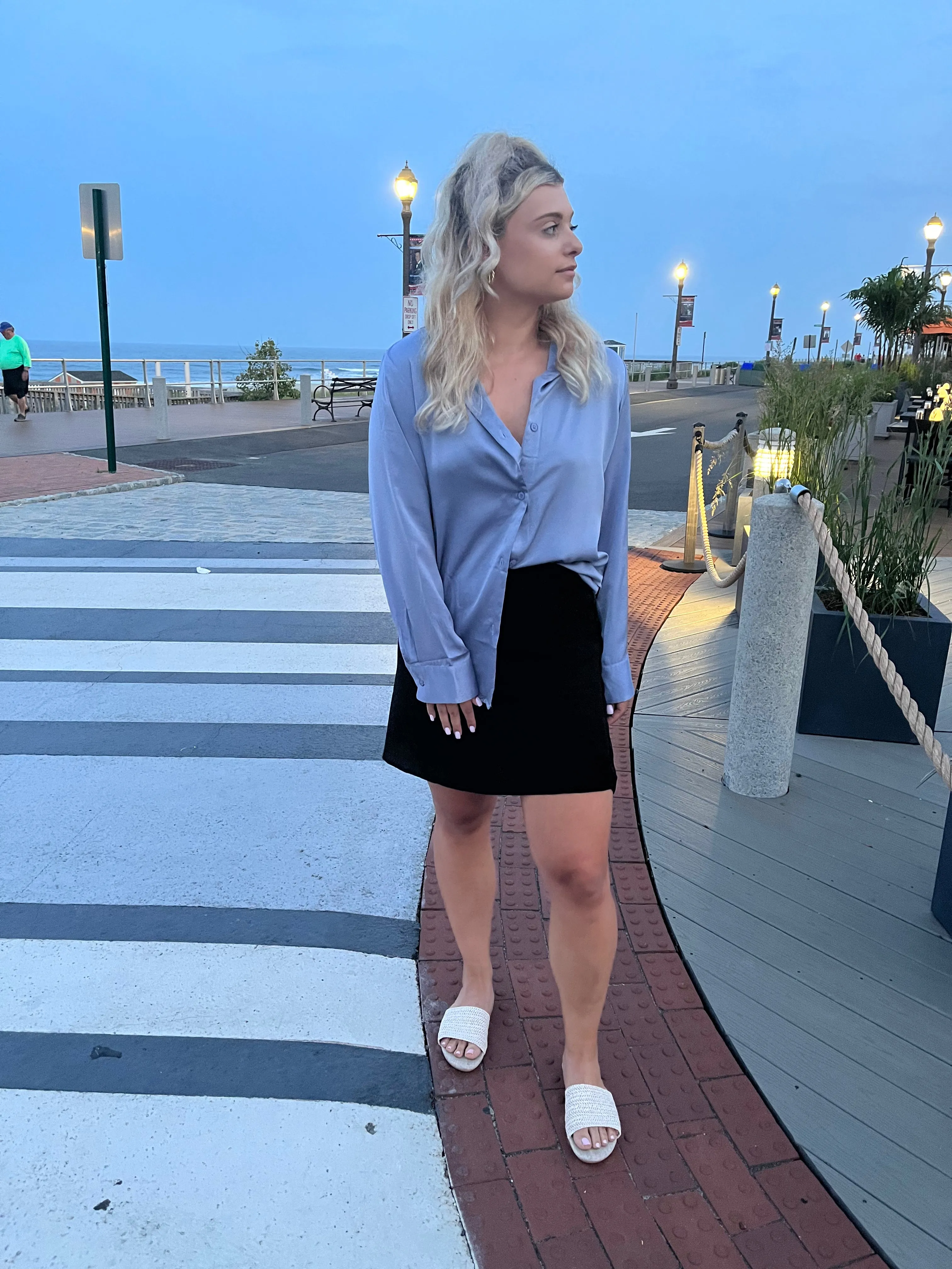 Sly Satin Blouse