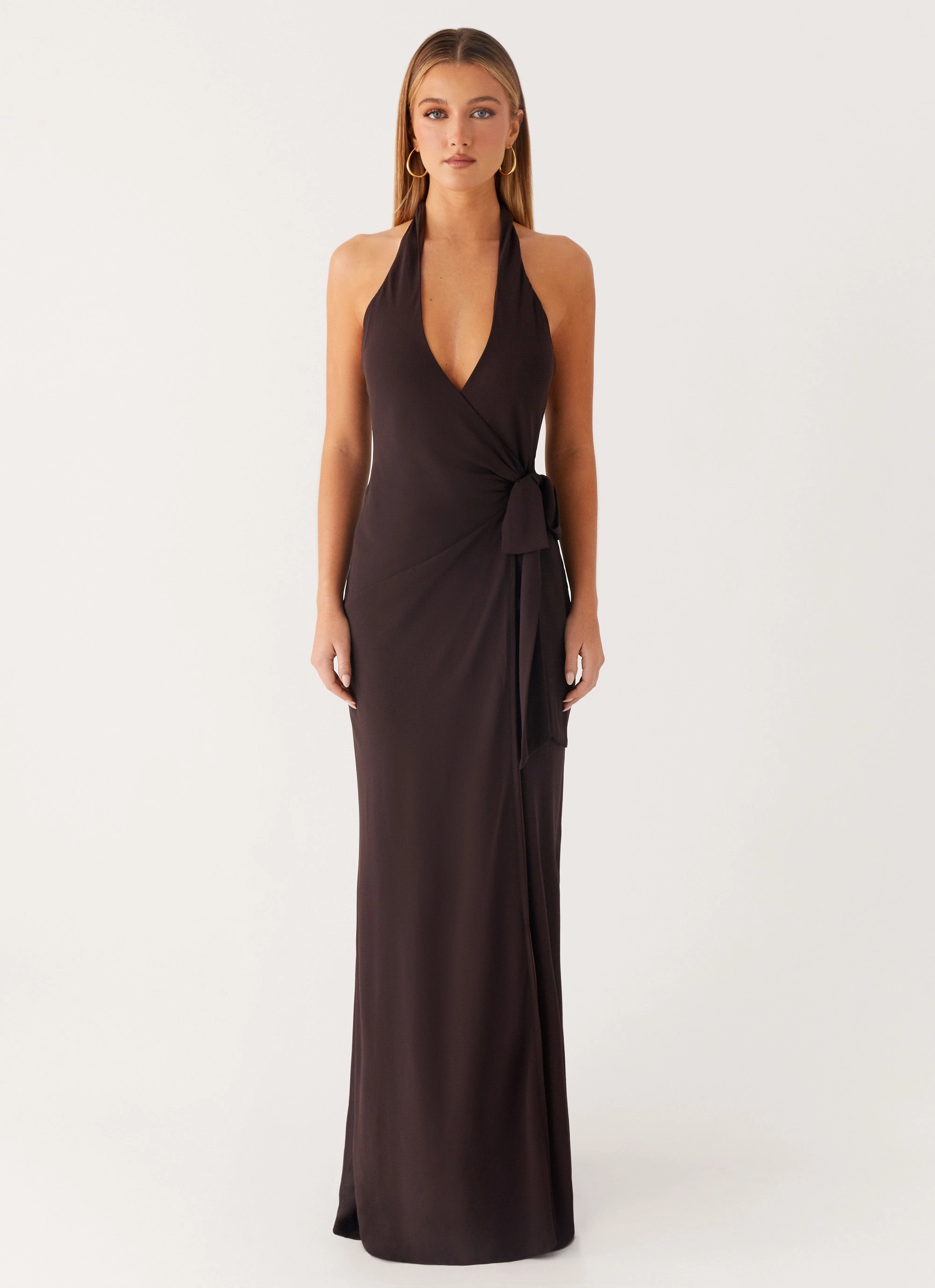 So Chic Maxi Dress - Cool Chocolate