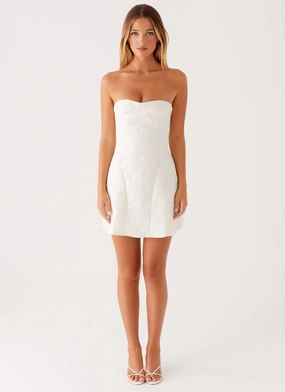 So Stylish Mini Dress - White So Stylish Mini Dress - White