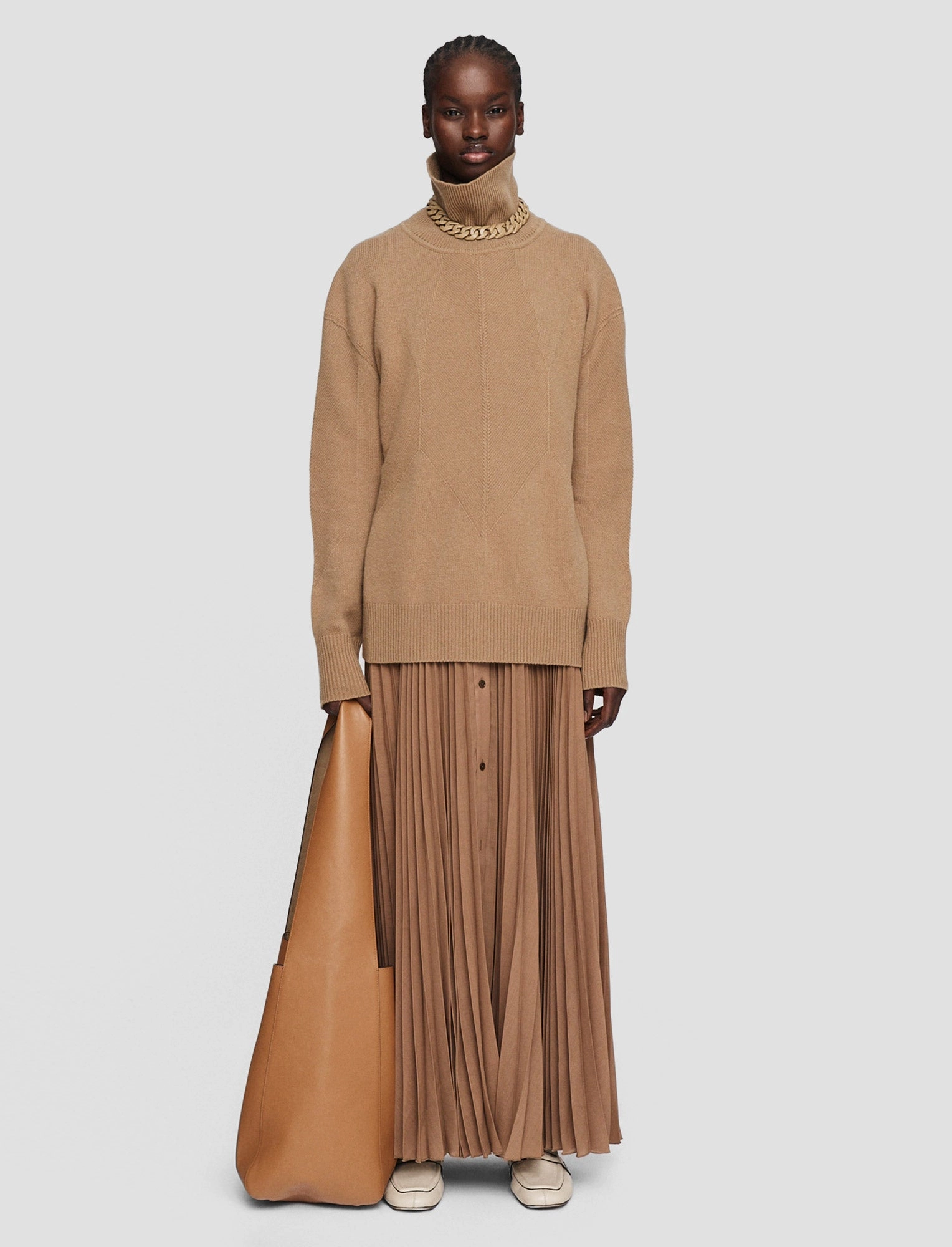 Soft Wool High Neck Jumper