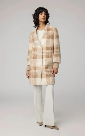 SOIA & KYO Samantha Plaid Coat SOIA & KYO Samantha Plaid Coat