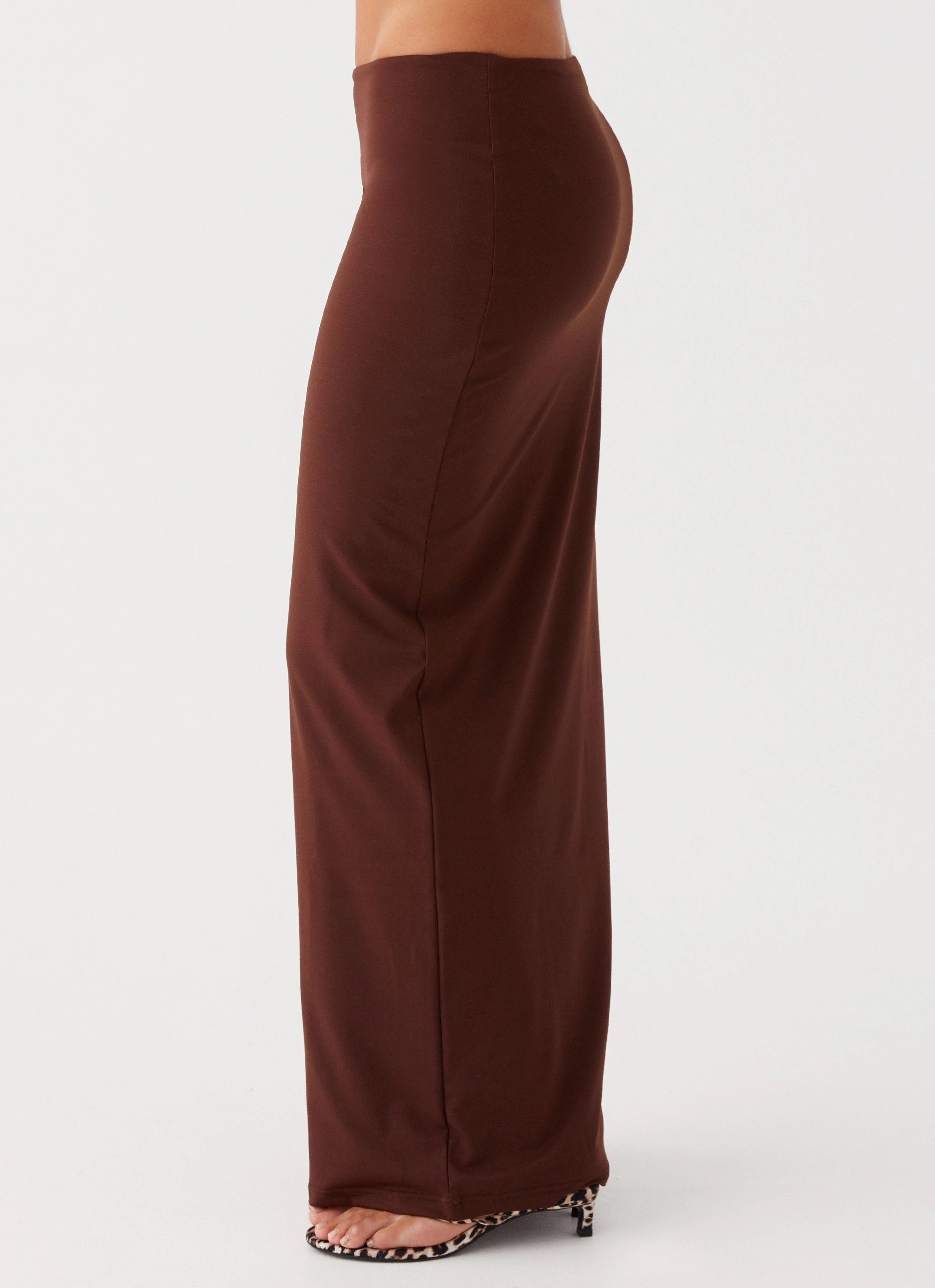 Solace Soul Maxi Skirt - Chocolate