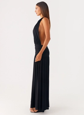 Solena Halter Neck Maxi Dress - Black Solena Halter Neck Maxi Dress - Black