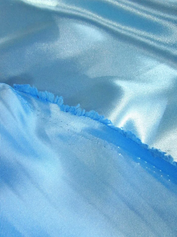 Solid Medium Weight Shiny Satin Fabric / Fuchsia