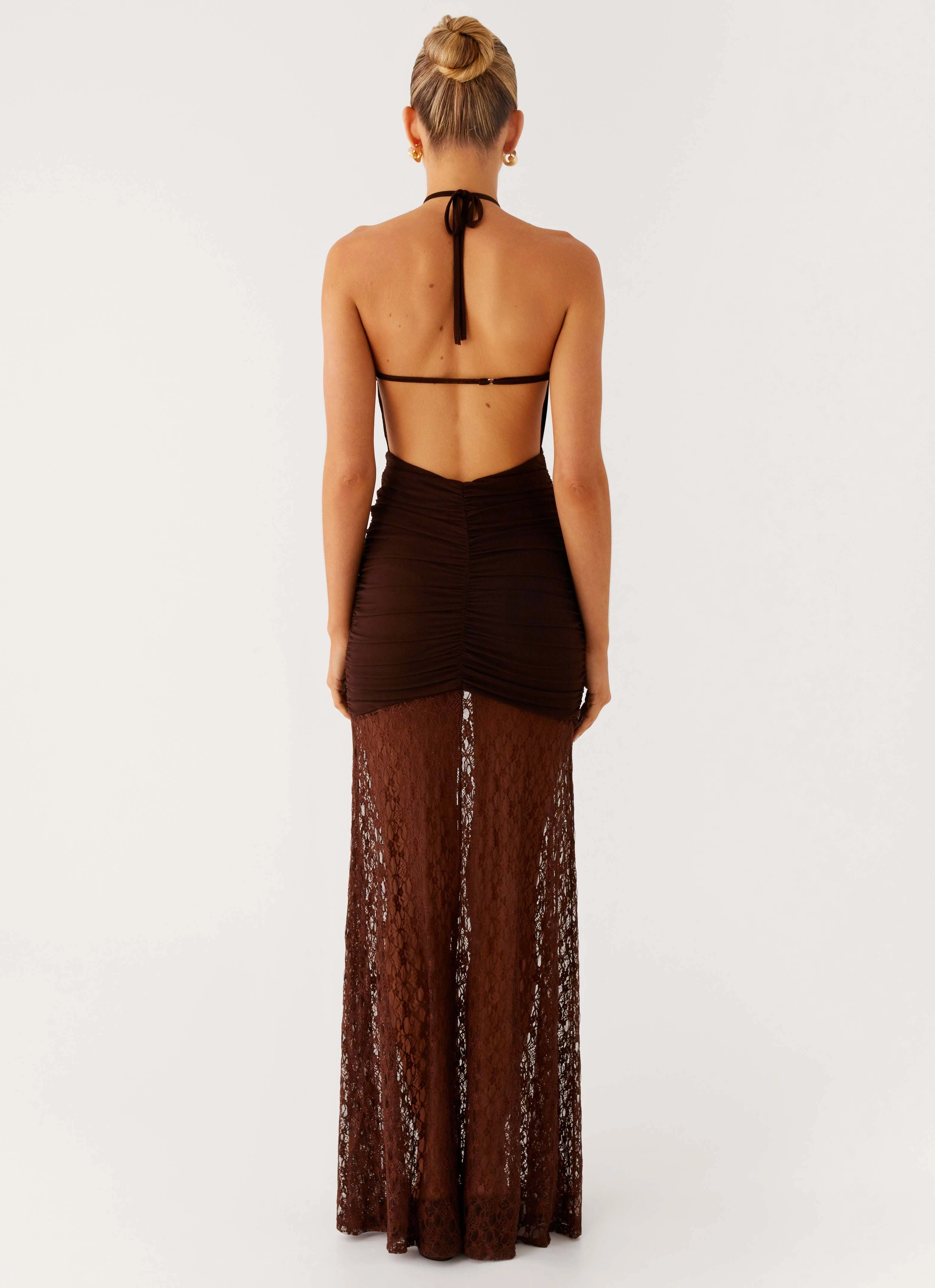 Somber Maxi Dress - Chocolate