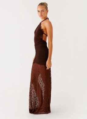 Somber Maxi Dress - Chocolate Somber Maxi Dress - Chocolate
