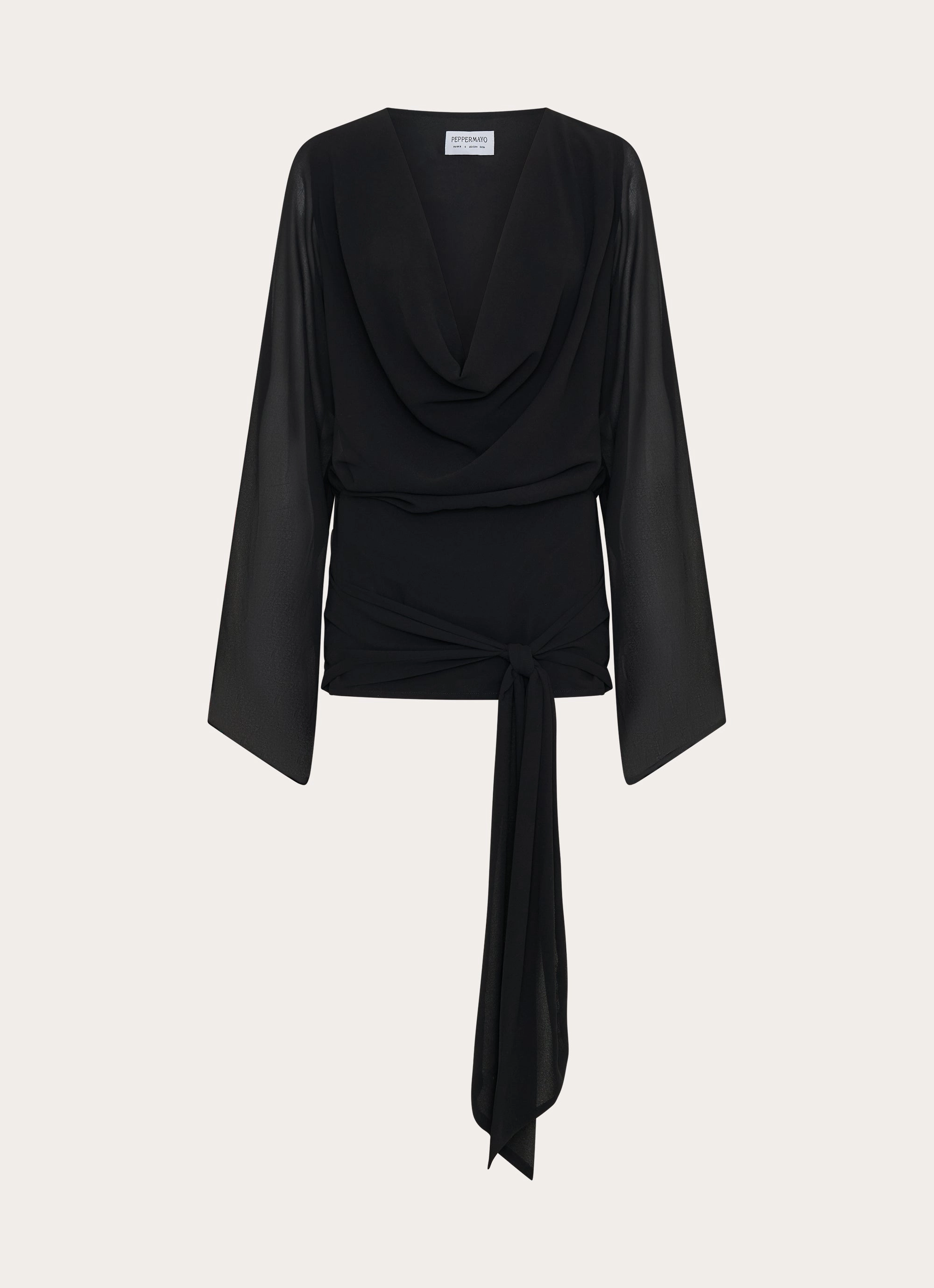 Sorrel Long Sleeve Mini Dress - Black