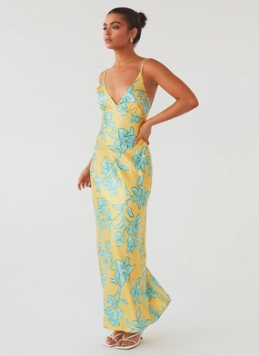 Sorrento Sun Maxi Dress - Golden Bloom Sorrento Sun Maxi Dress - Golden Bloom