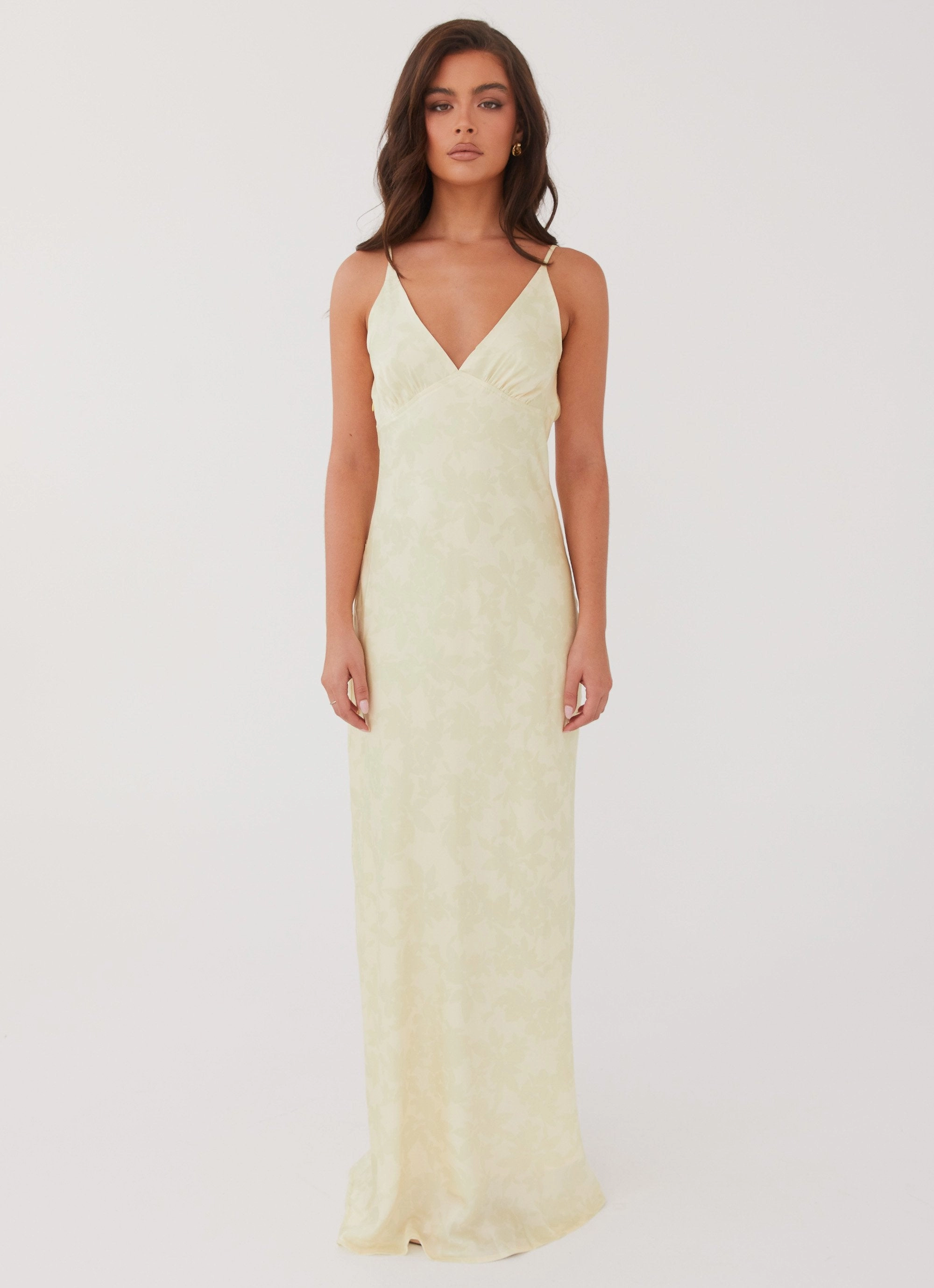 Sorrento Sun Maxi Dress - Yellow Floral