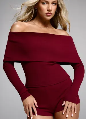 Spectate Mini Shorts - Maroon Spectate Mini Shorts - Maroon