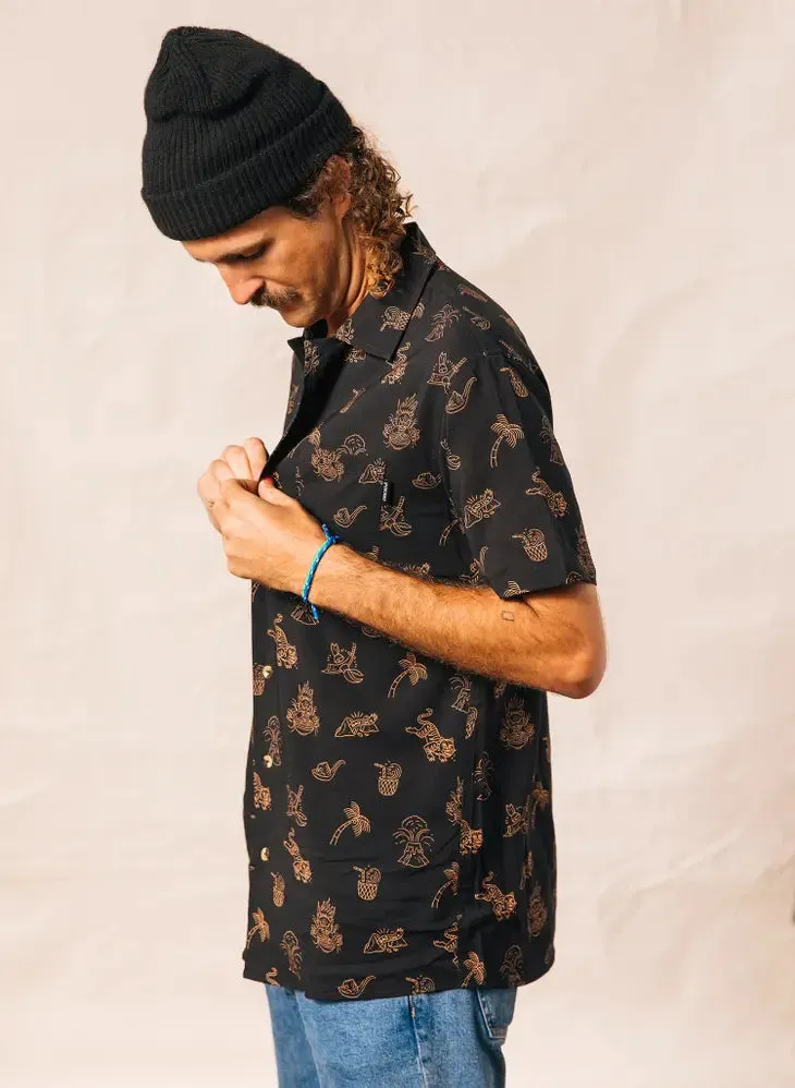 Spicy Noods Mens Button Up