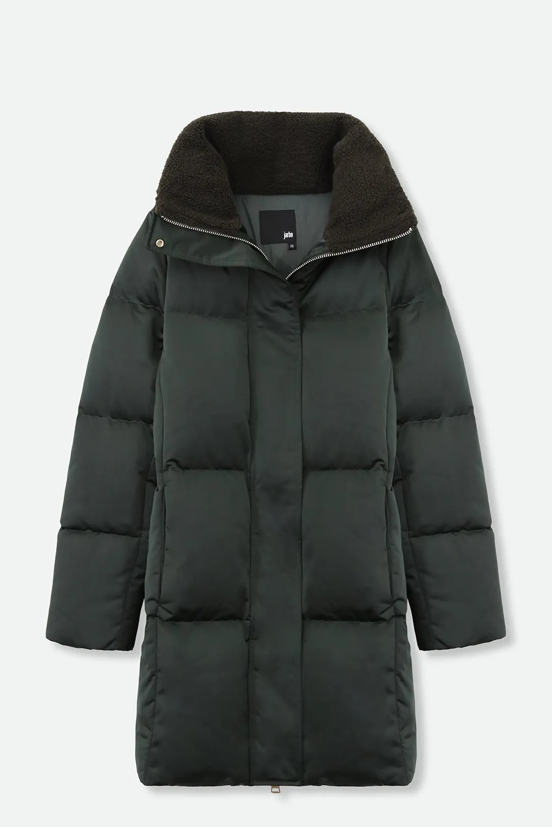 ST. MORITZ COAT IN SATIN GOOSE DOWN
