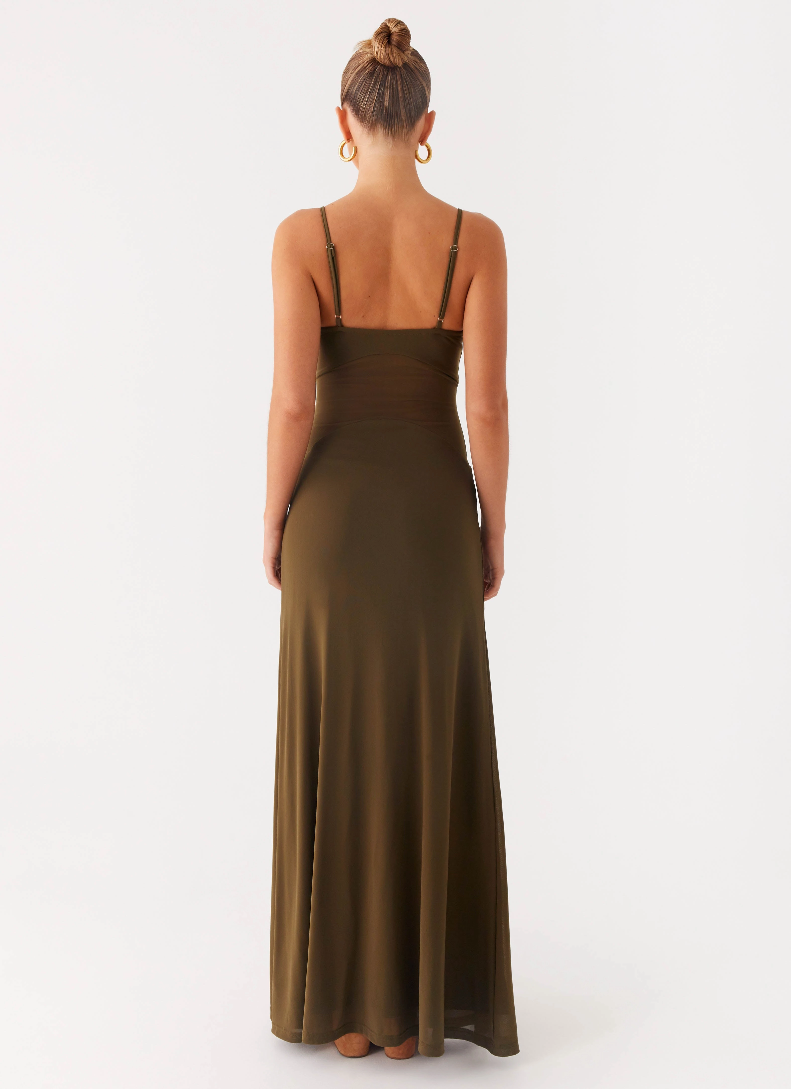 Starfall Maxi Dress - Khaki