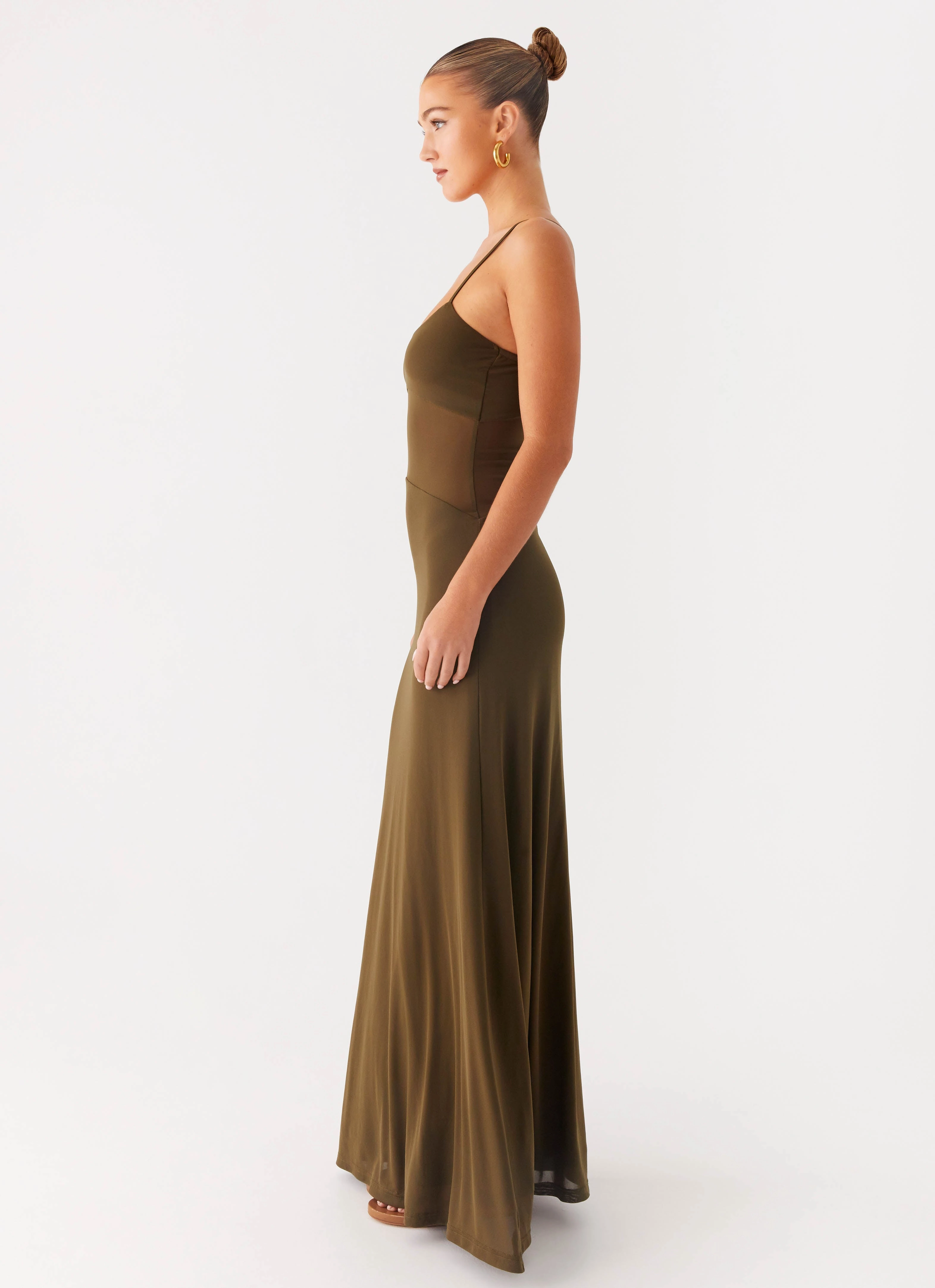 Starfall Maxi Dress - Khaki