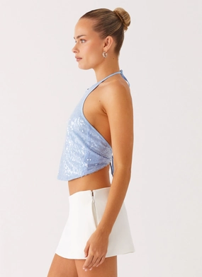 Starlight Halter Top - Blue Starlight Halter Top - Blue