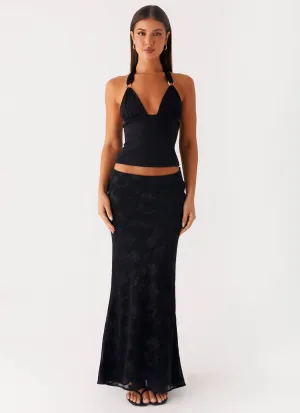 Starlit Maxi Skirt - Black Starlit Maxi Skirt - Black