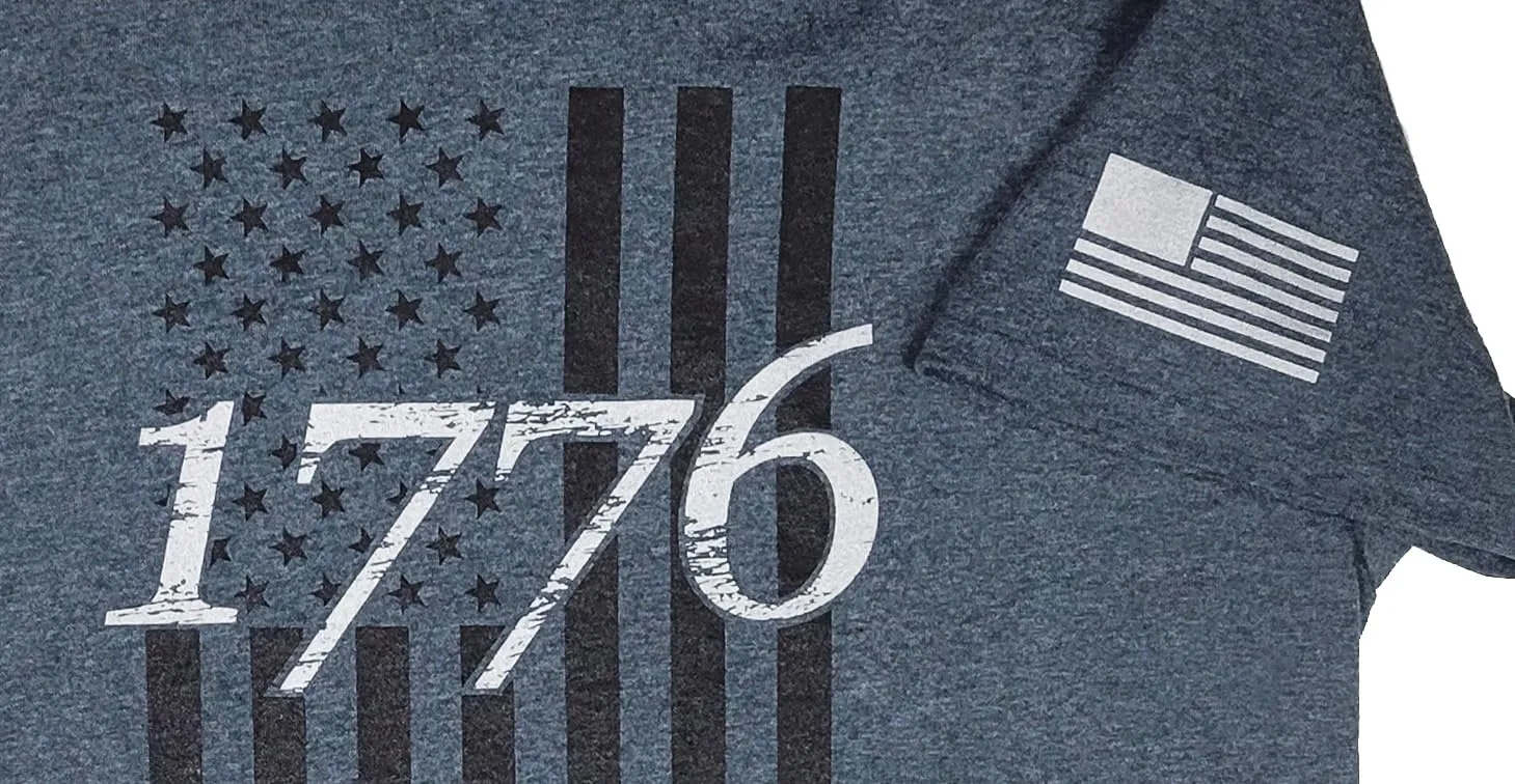 Statement Apparel 1776 American Flag T-Shirt