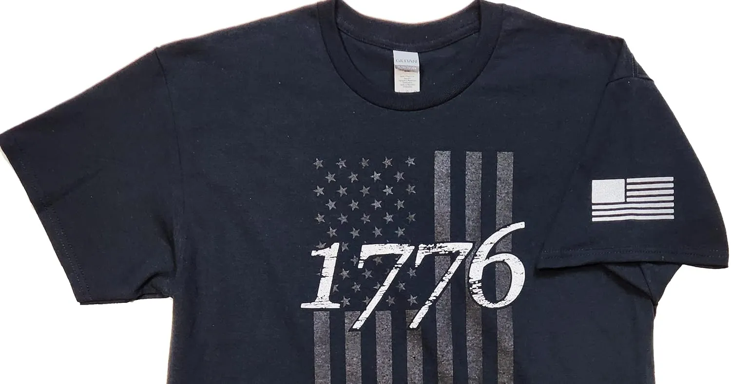 Statement Apparel 1776 American Flag T-Shirt