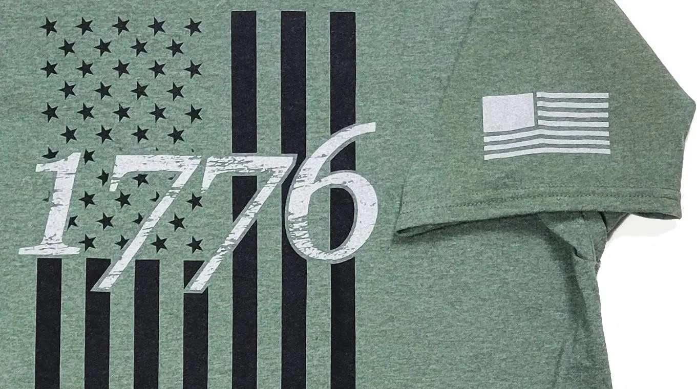 Statement Apparel 1776 American Flag T-Shirt