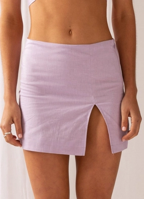 Stay Focused Skirt - Lilac Love Stay Focused Skirt - Lilac Love