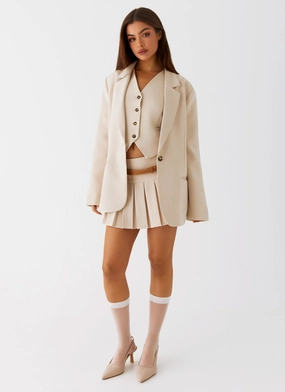 Stealth Mode Blazer - Beige Stealth Mode Blazer - Beige