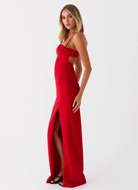 Stefanie Maxi Dress - Red Stefanie Maxi Dress - Red