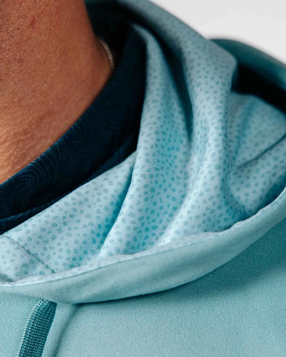 Storm Blue Pebble Golf Hoodie
