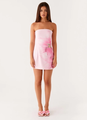 Sugar Rush Strapless Mini Dress - Pink Sugar Rush Strapless Mini Dress - Pink