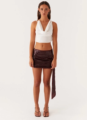 Suki Halter Top - White Suki Halter Top - White