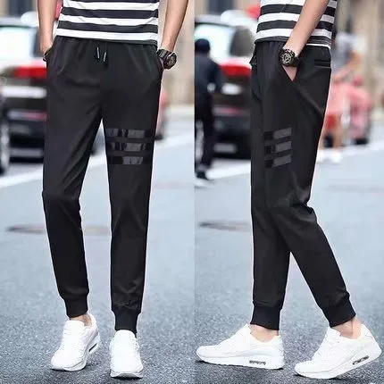 Summer Plus Size Thin Slim Look Ankle-Length Pants Fit Harem Pants
