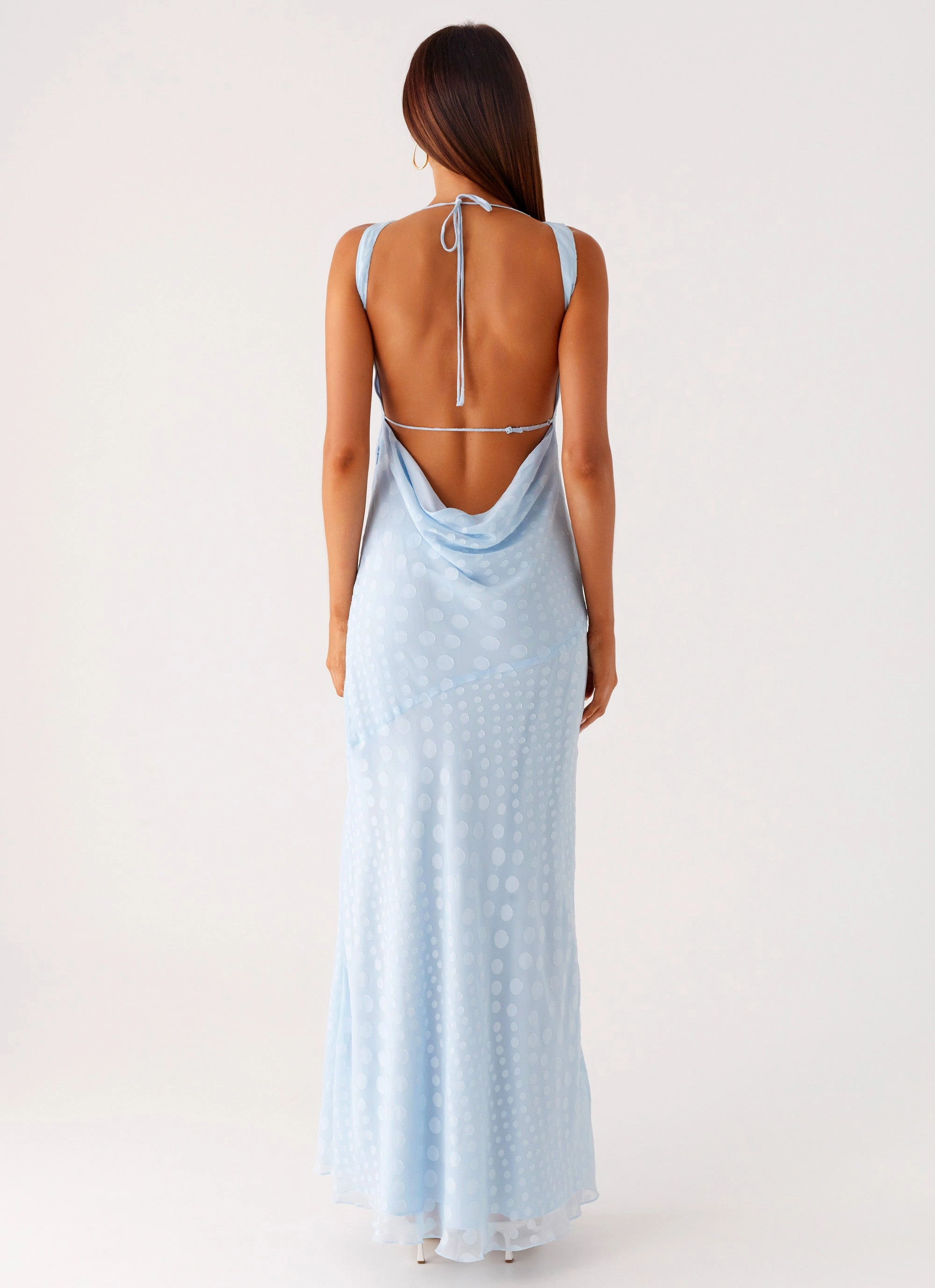 Sundance Chiffon Maxi Dress - Blue