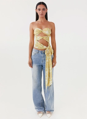 Sunlight Cascade Top - Daffodil Sunlight Cascade Top - Daffodil