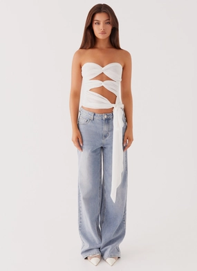 Sunlight Cascade Top - White Sunlight Cascade Top - White