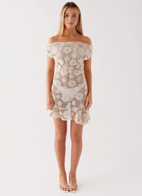 Sunnyside Crochet Mini Dress - Ivory Sunnyside Crochet Mini Dress - Ivory