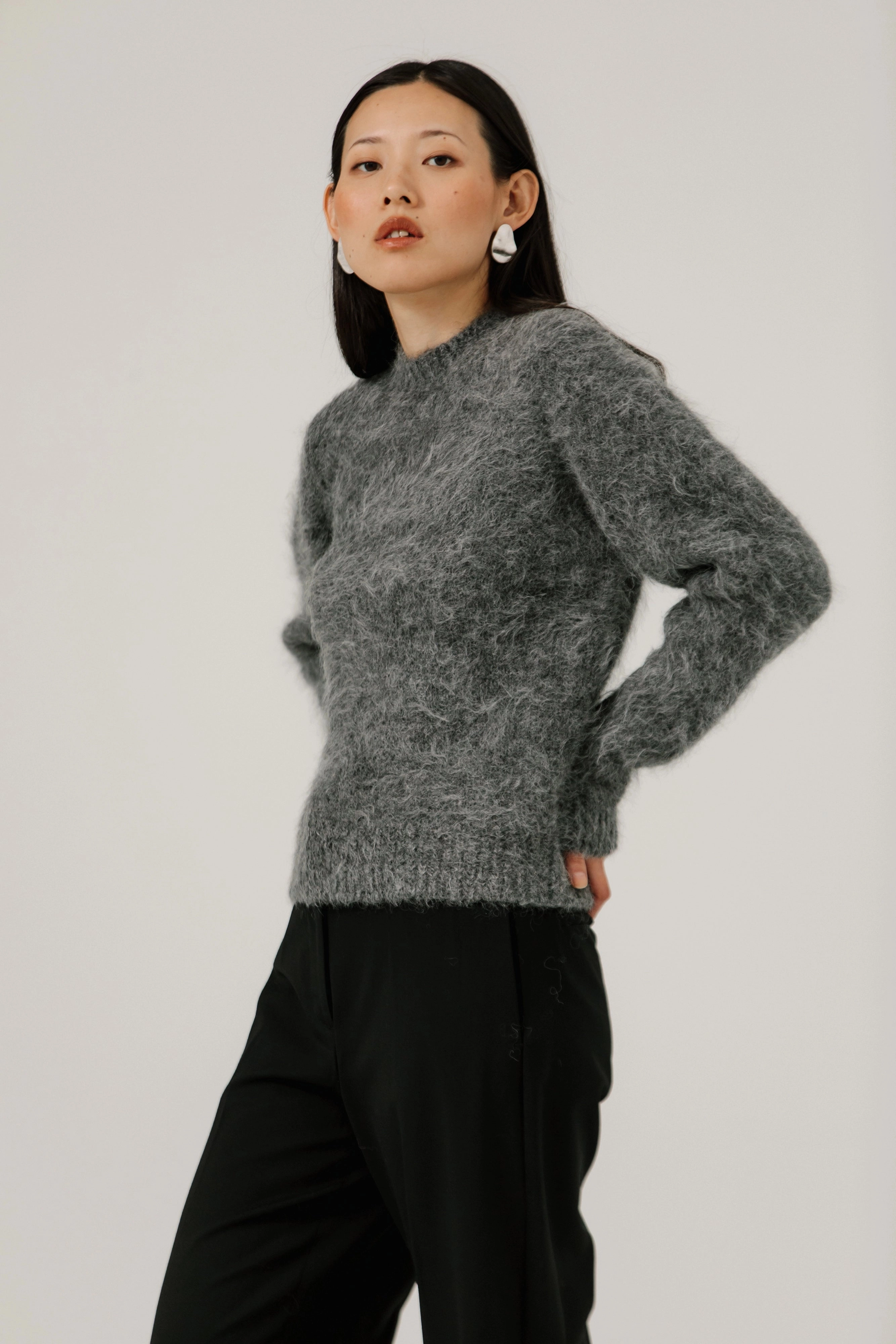 Suri Alpaca Crewneck