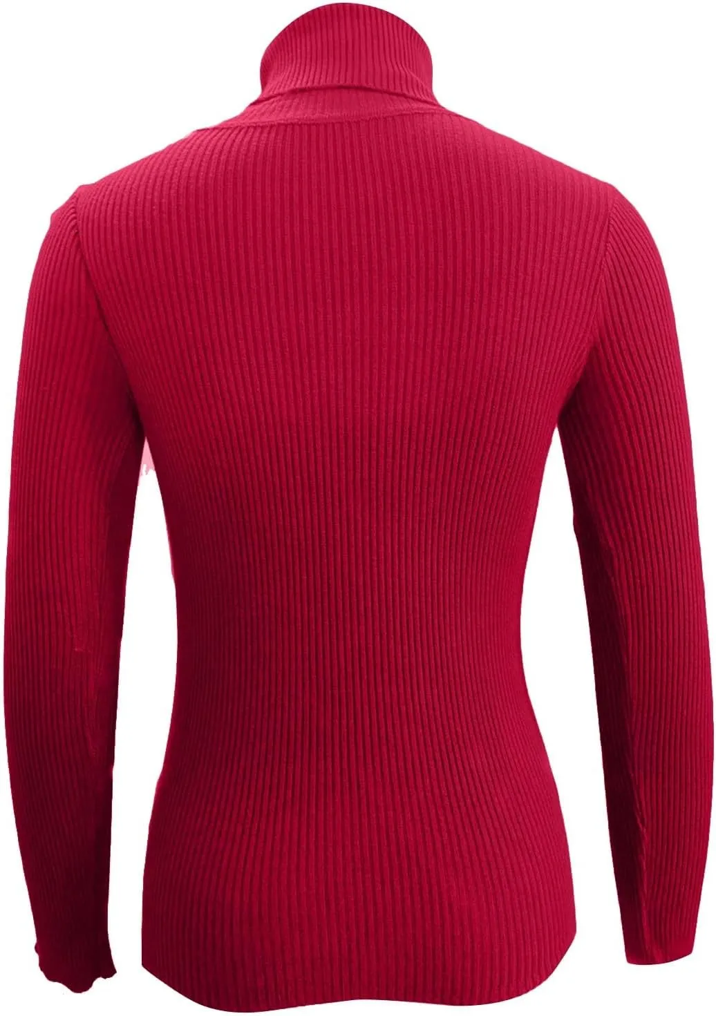 Sweaters for Women Casual Solid Color Turtleneck Sweatshirts Trendy Slim Long Sleeve Pullover Tops Fall Clothes