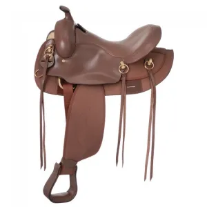 SYNTHETIC GAITED ROUND SKIRT TRAIL SADDLE 16"