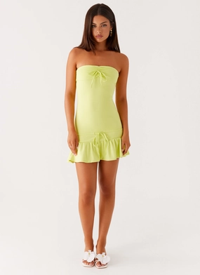 Tabi Mini Dress - Sunny Lime Tabi Mini Dress - Sunny Lime
