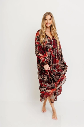 Tabitha Midi Dress in Sand - Bump Friendly Tabitha Midi Dress in Sand - Bump Friendly