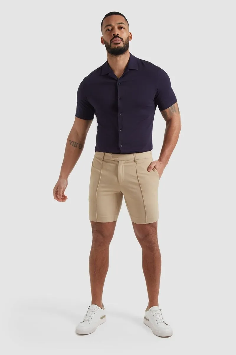 Tailored Shorts In Sand