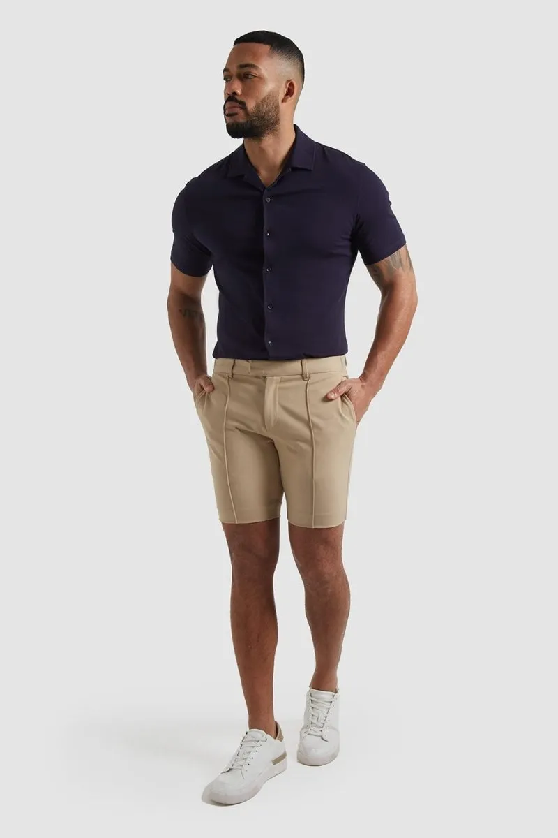 Tailored Shorts In Sand