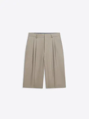 Tailored wool shorts