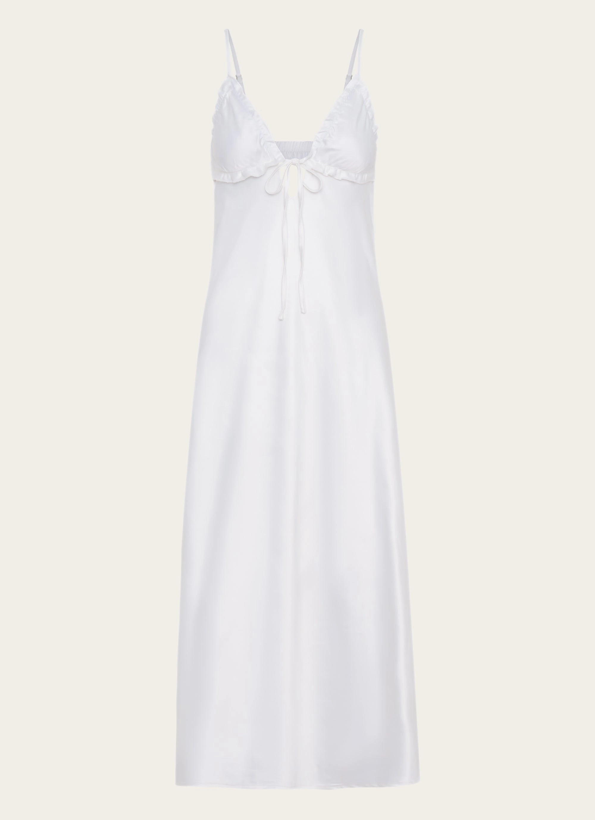 Take Note Midi Dress - White