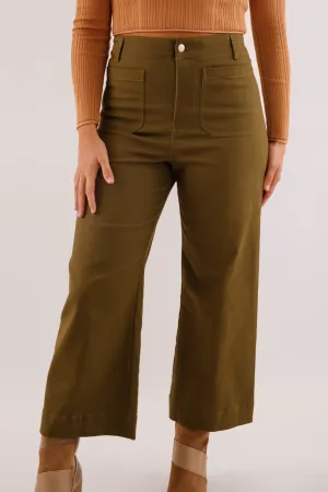 Taking A Pause Denim-Olive Taking A Pause Denim-Olive