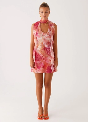 Tanner Mini Dress - Flamingo Fling Tanner Mini Dress - Flamingo Fling