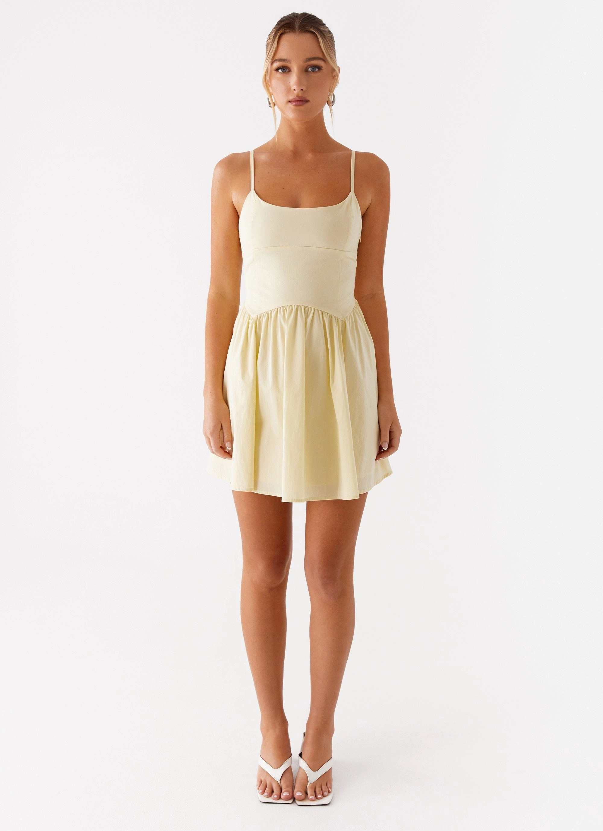 Tesoro Mio Mini Dress - Yellow