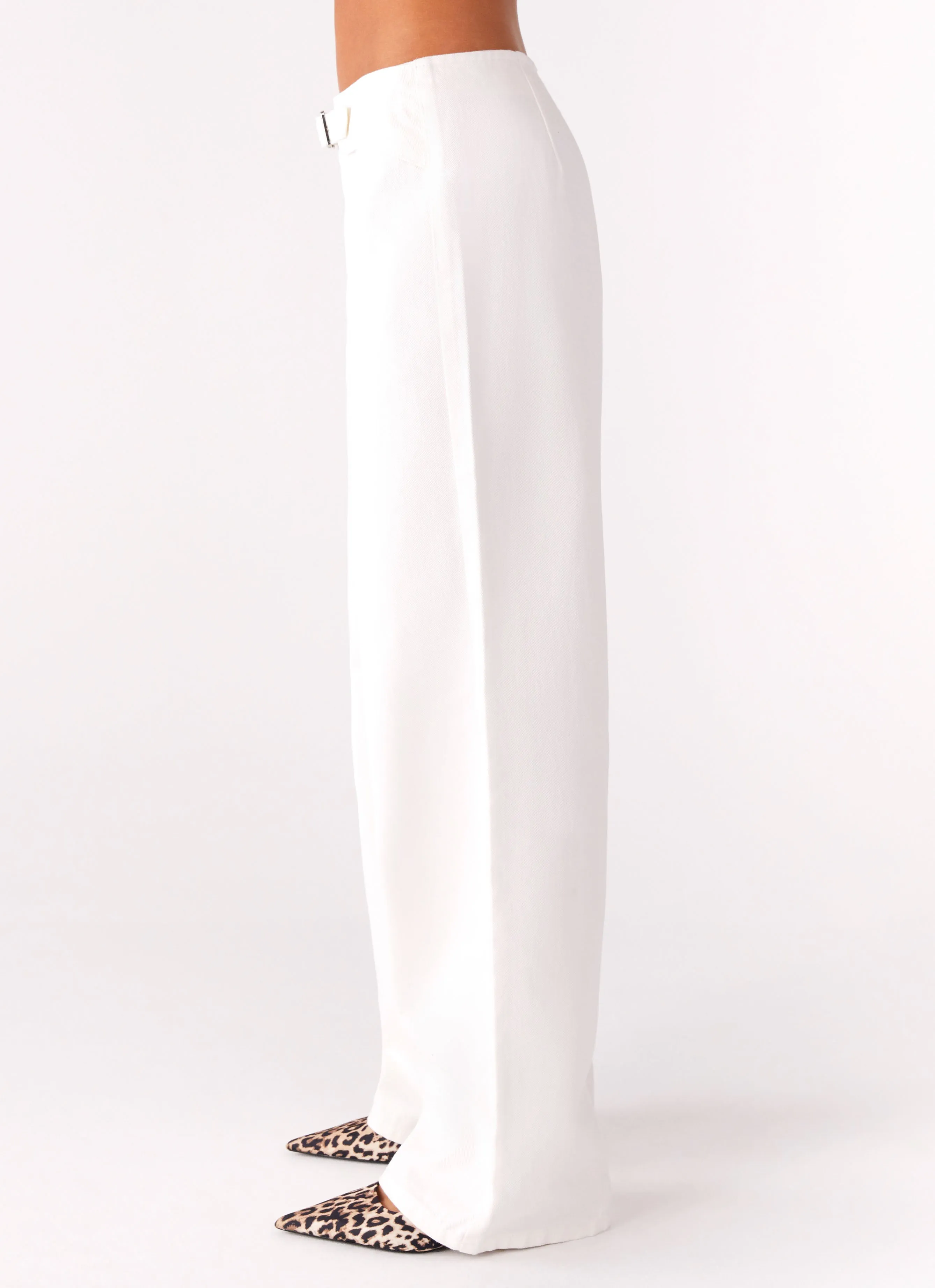 Texas Low Rise Jeans - White