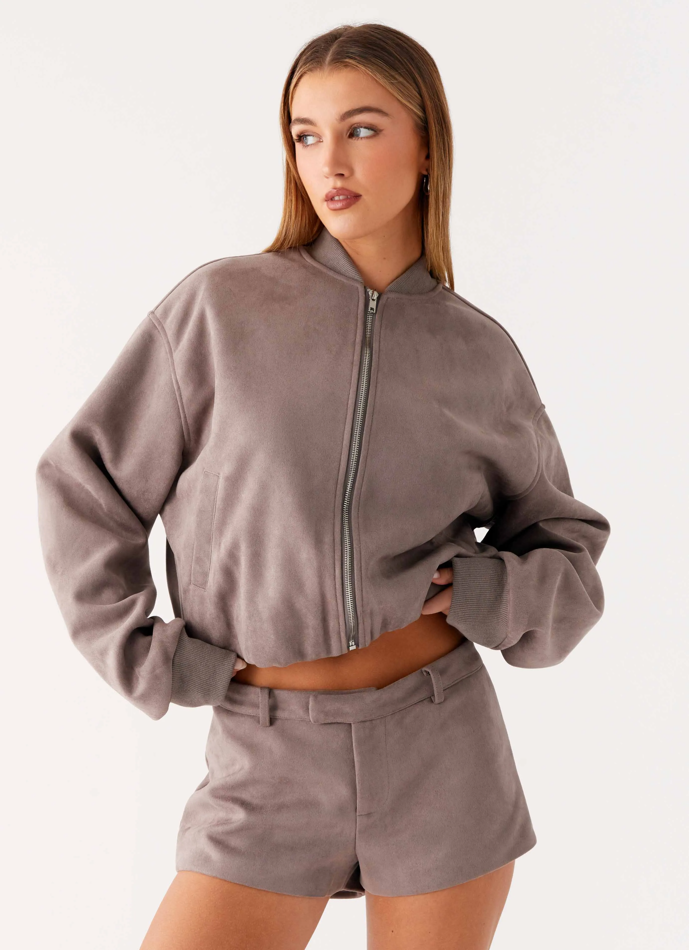 Thats Chill Mini Shorts - Brown